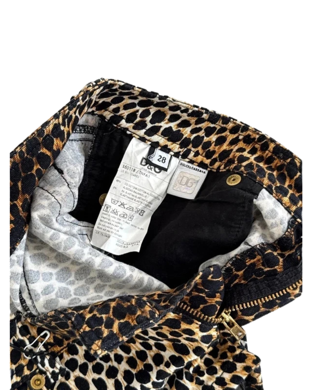 Dolce&Gabbana Leopard Print Micro Shorts