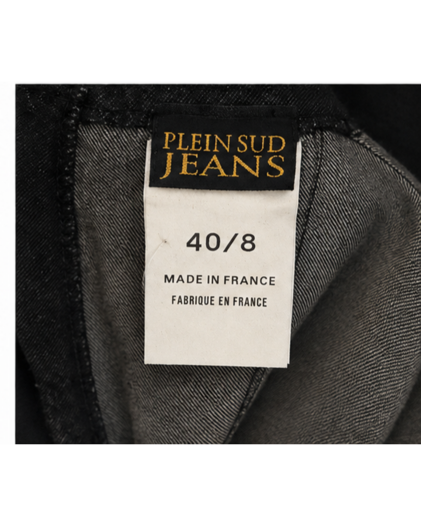 Plein Sud Denim Open Back Midi Dress
