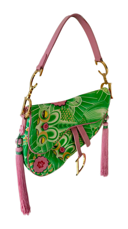 Christian Dior 2003 Koi Saddle Bag By John Galliano