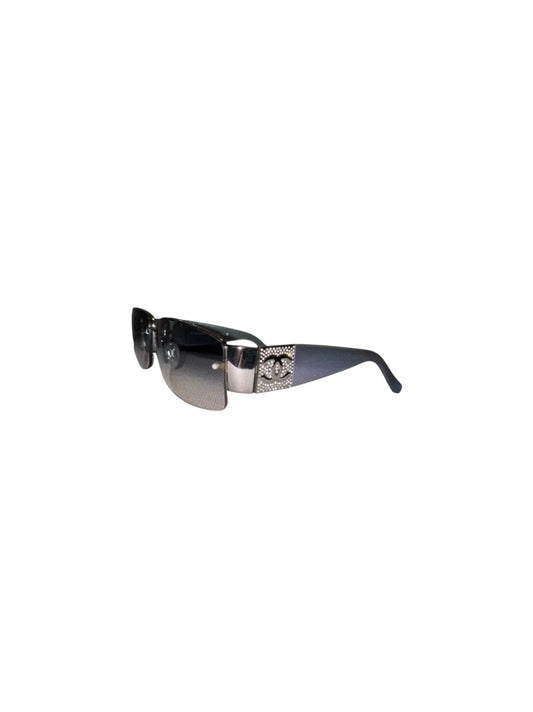 Chanel Crystal Logo Sunglasses