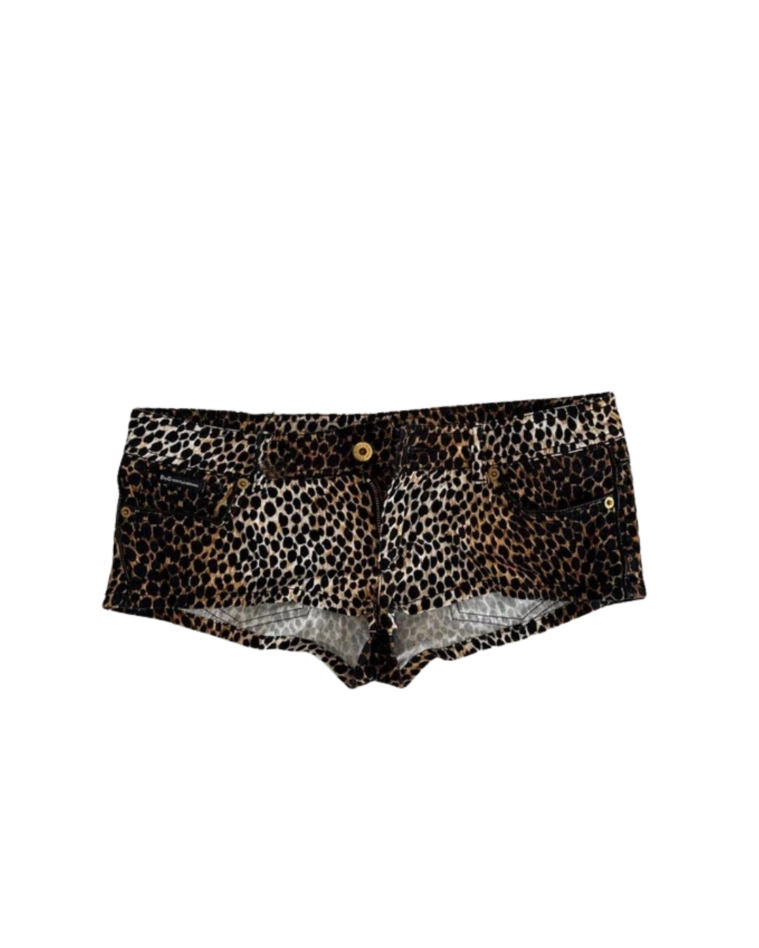 Dolce&Gabbana Leopard Print Micro Shorts