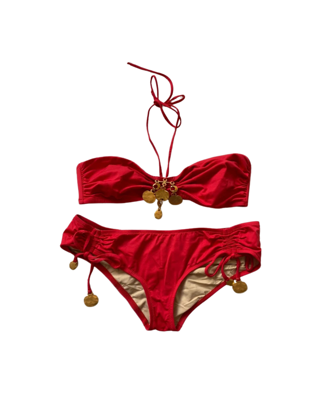 Christian Dior Gold Coins Bikini