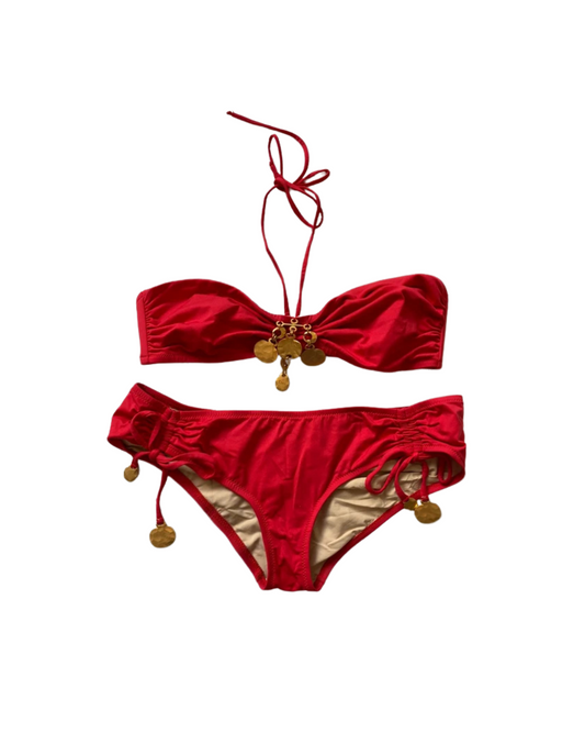 Christian Dior Gold Coins Bikini