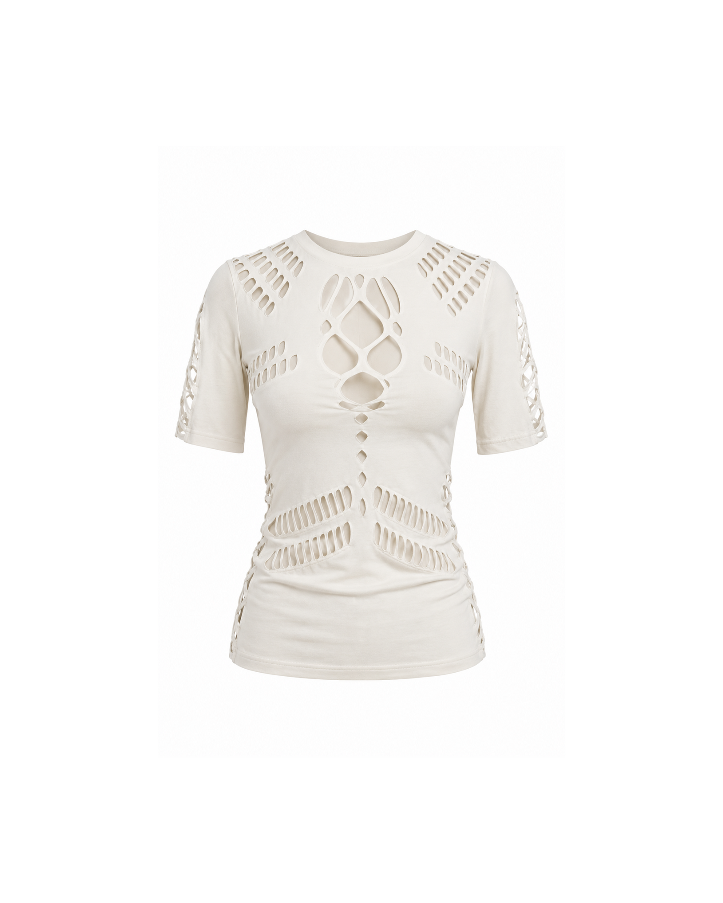 Gucci by Tom Ford Fishnet Cutout T-shirt