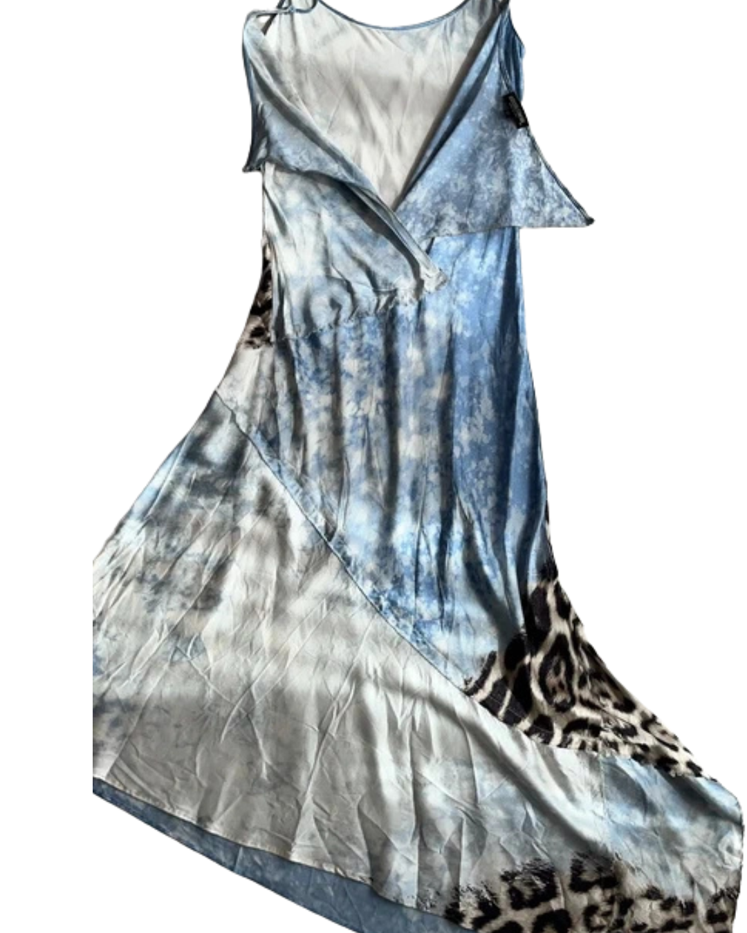 Roberto Cavalli Silk Multi Leopard Print