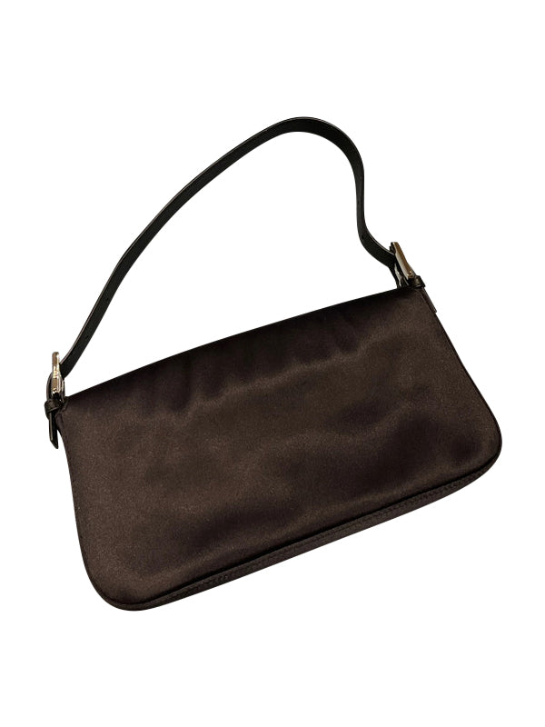 Fendi Baguette Satin Crystal Bag