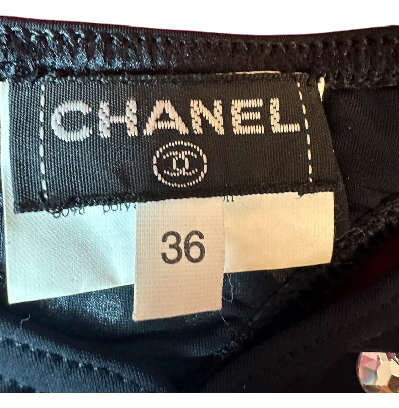 Chanel 1995 Rhinestone CC Bikini