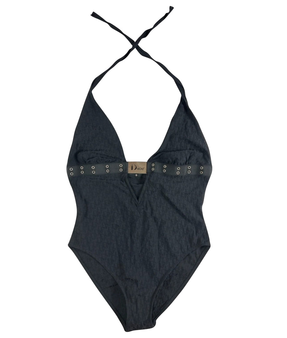 Christian Dior Buckle Monogram Swimsuit