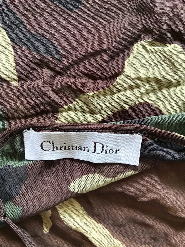 Christian Dior By John Galliano 2001 Camouflage Dress
