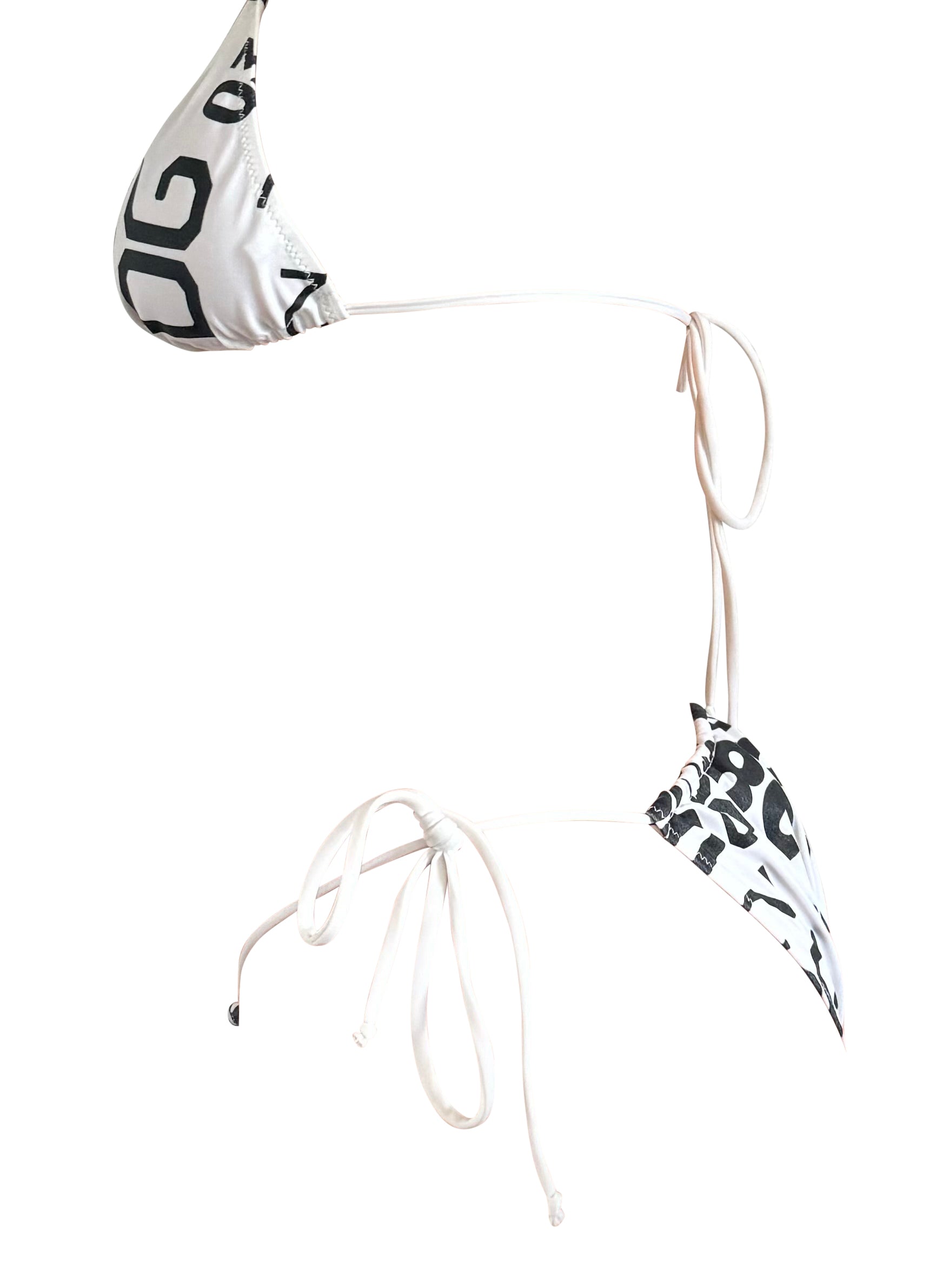 Dolce& Gabbana Logo Triangle Bikini