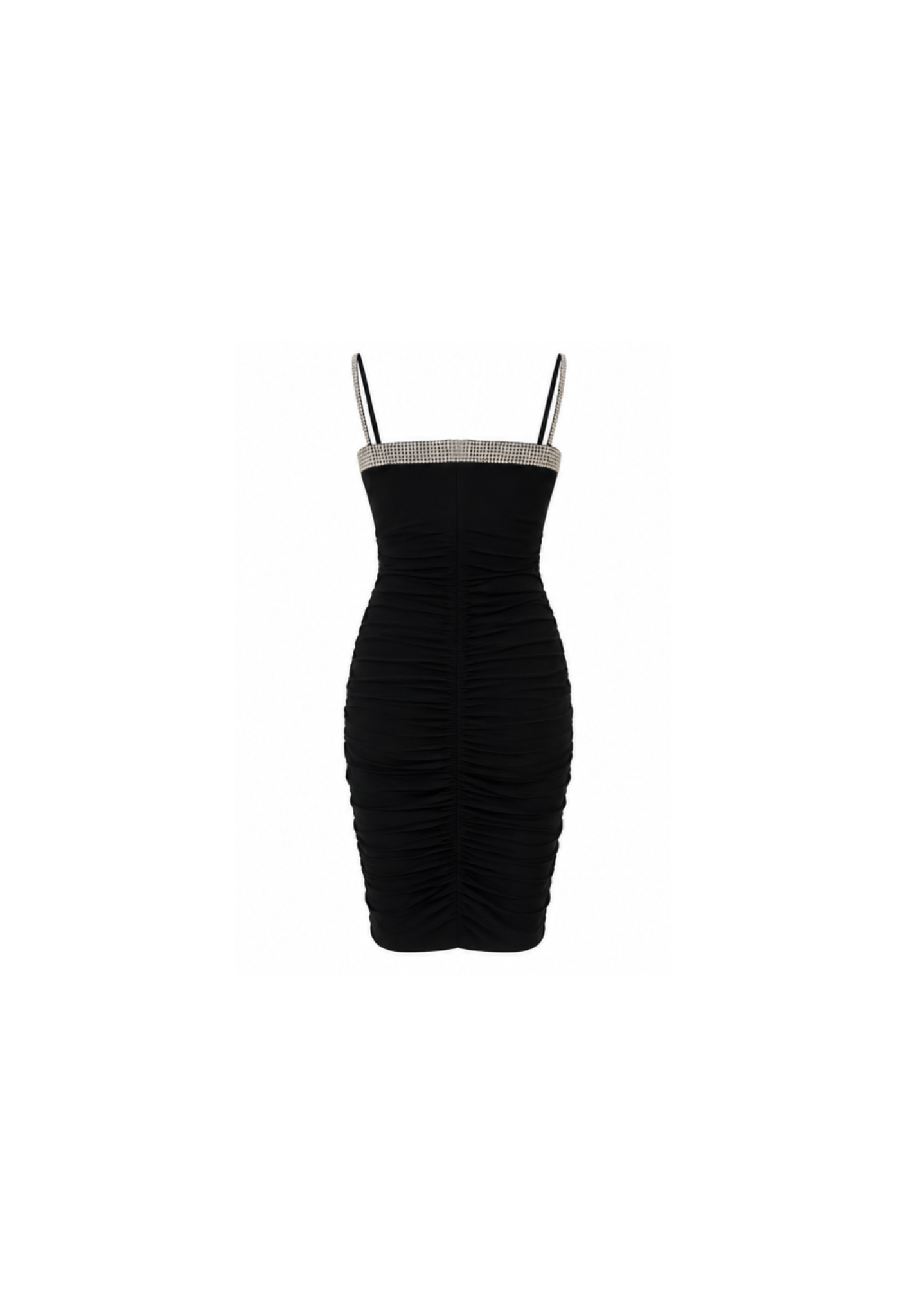Dolce& Gabbana 2000 Ruched Crystal Dress