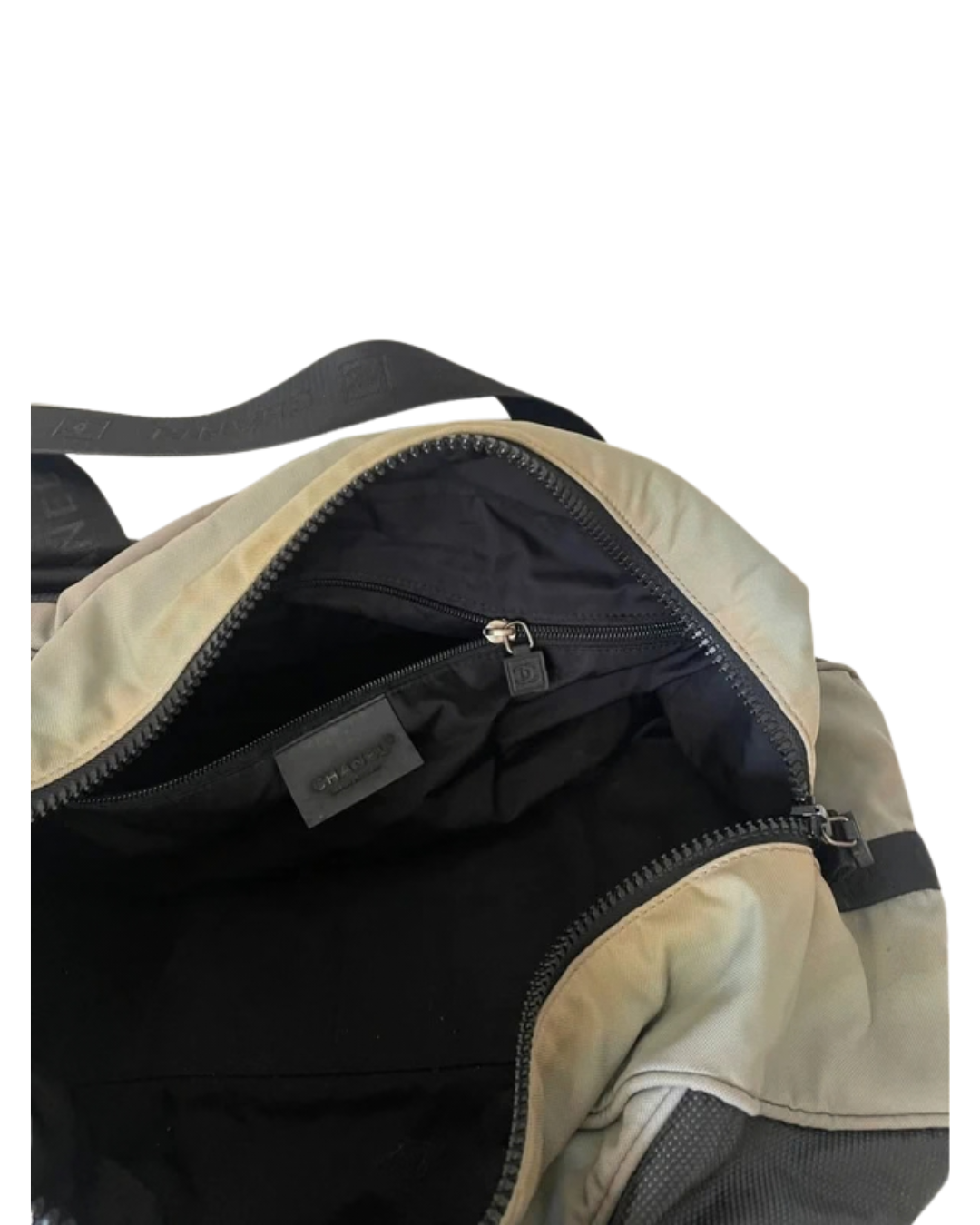 Chanel Logo Sport Boston Bag