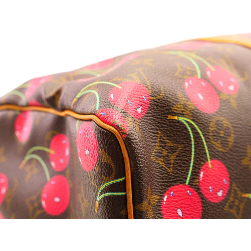 Louis Vuitton Takashi Murakami 45 Cherry Keepall Duffle Bag
