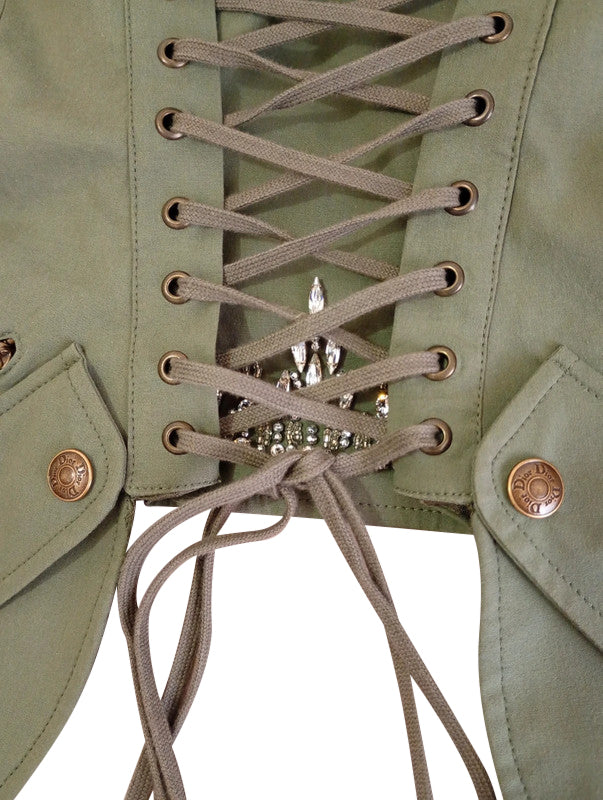 Christian Dior By John Galliano 2003 Embellished Corset Top