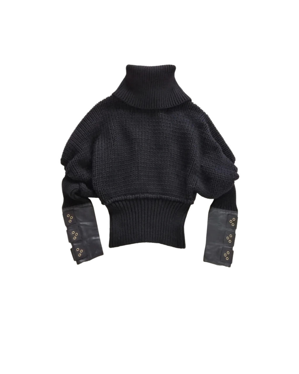 Gucci by Tom Ford Knit Leather Jacket