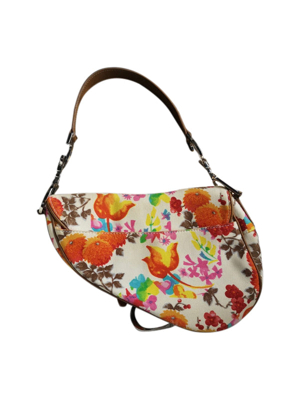 Christian Dior Spring 2006 Floral Saddle Bag