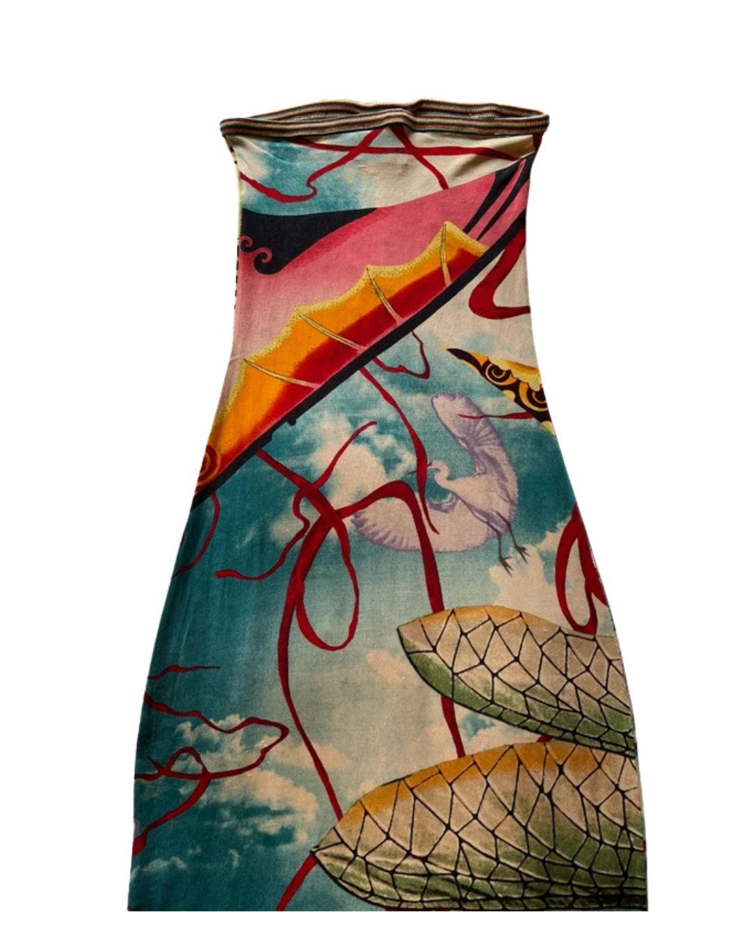 Jean Paul Gaultier S/S 2005 Mesh Maxi Tube Dress