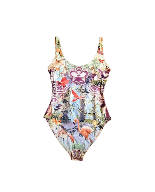 Jean Paul Gaultier Flamingo One Piece Swimsuit