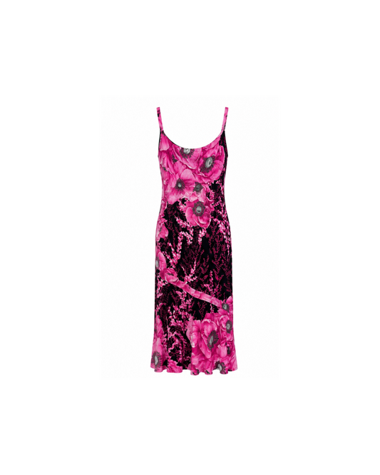 Gianni Versace S/S 2002 Floral Dress