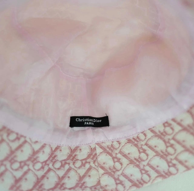 Christian Dior Pink Monogram Bucket Hat