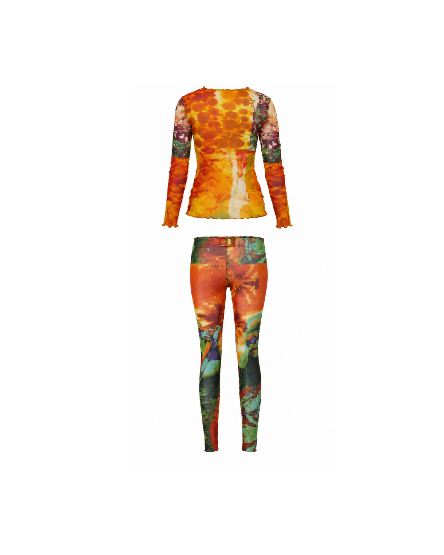 Jean Paul Gaultier Mesh Longsleeve and Leggings Set
