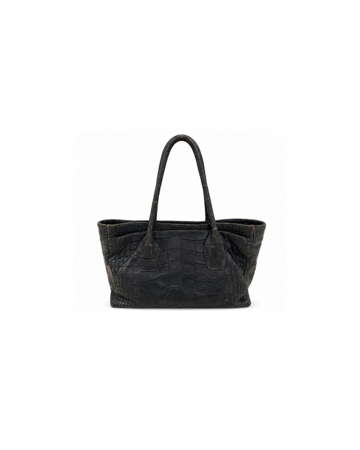 Chanel Crocodile Tote Shopping Bag