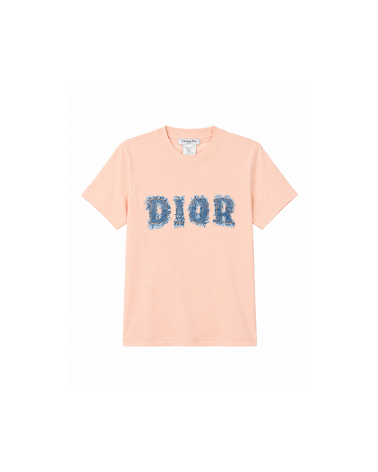 Christian Dior 2003 Denim Print T-shirt