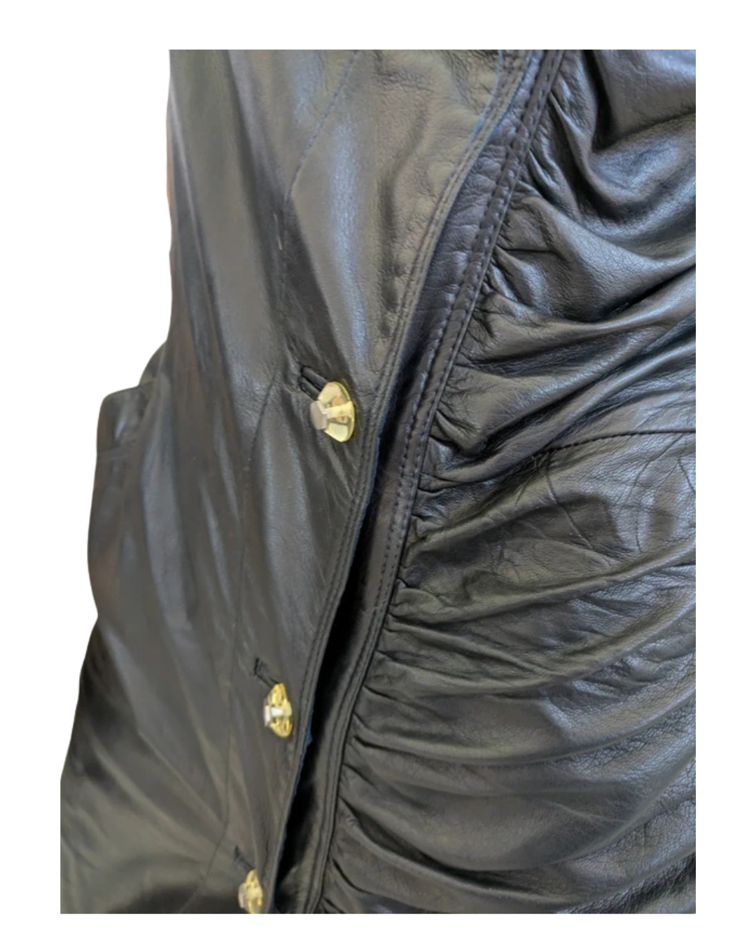 Gianni Versace Leather Dress and Jacket Set