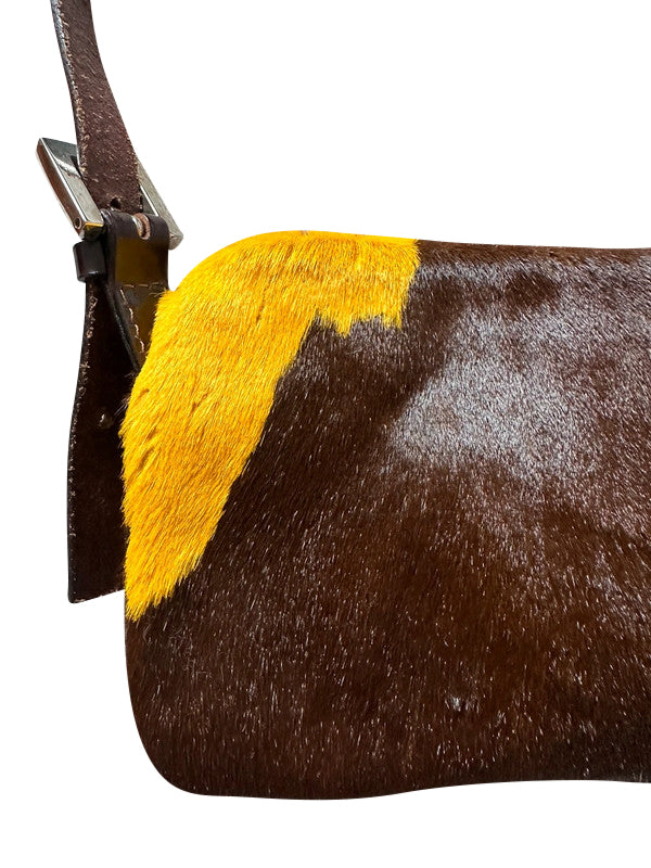 Fendi Baguette Pony Hair Bag