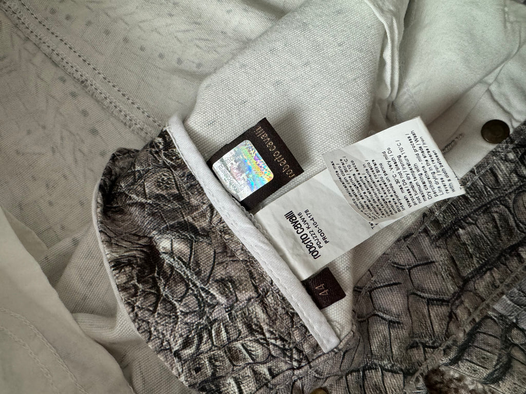 Roberto Cavalli Laced Print Bottoms