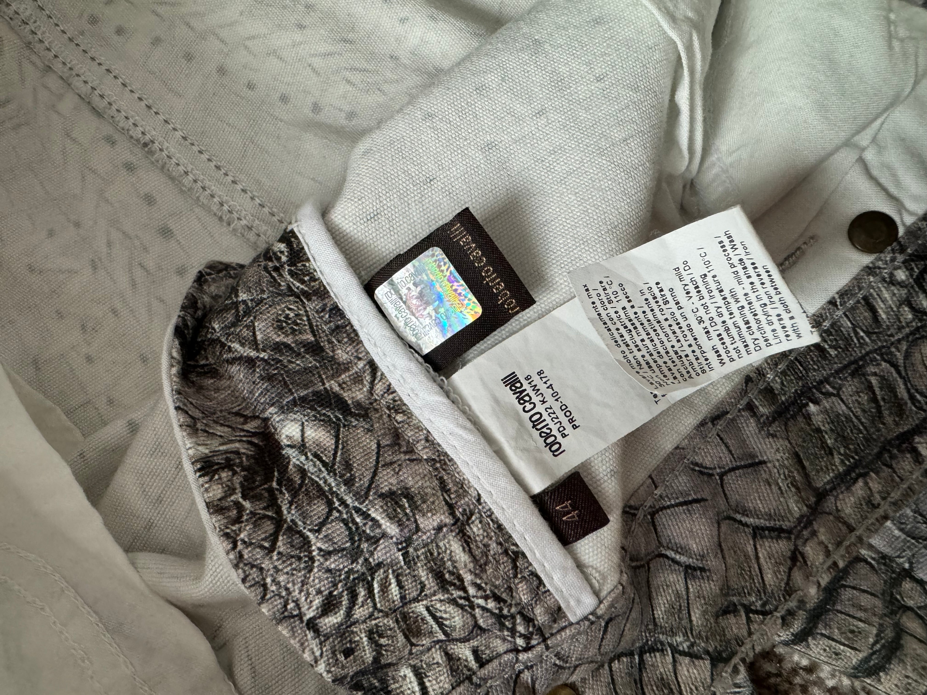 Roberto Cavalli Laced Print Bottoms