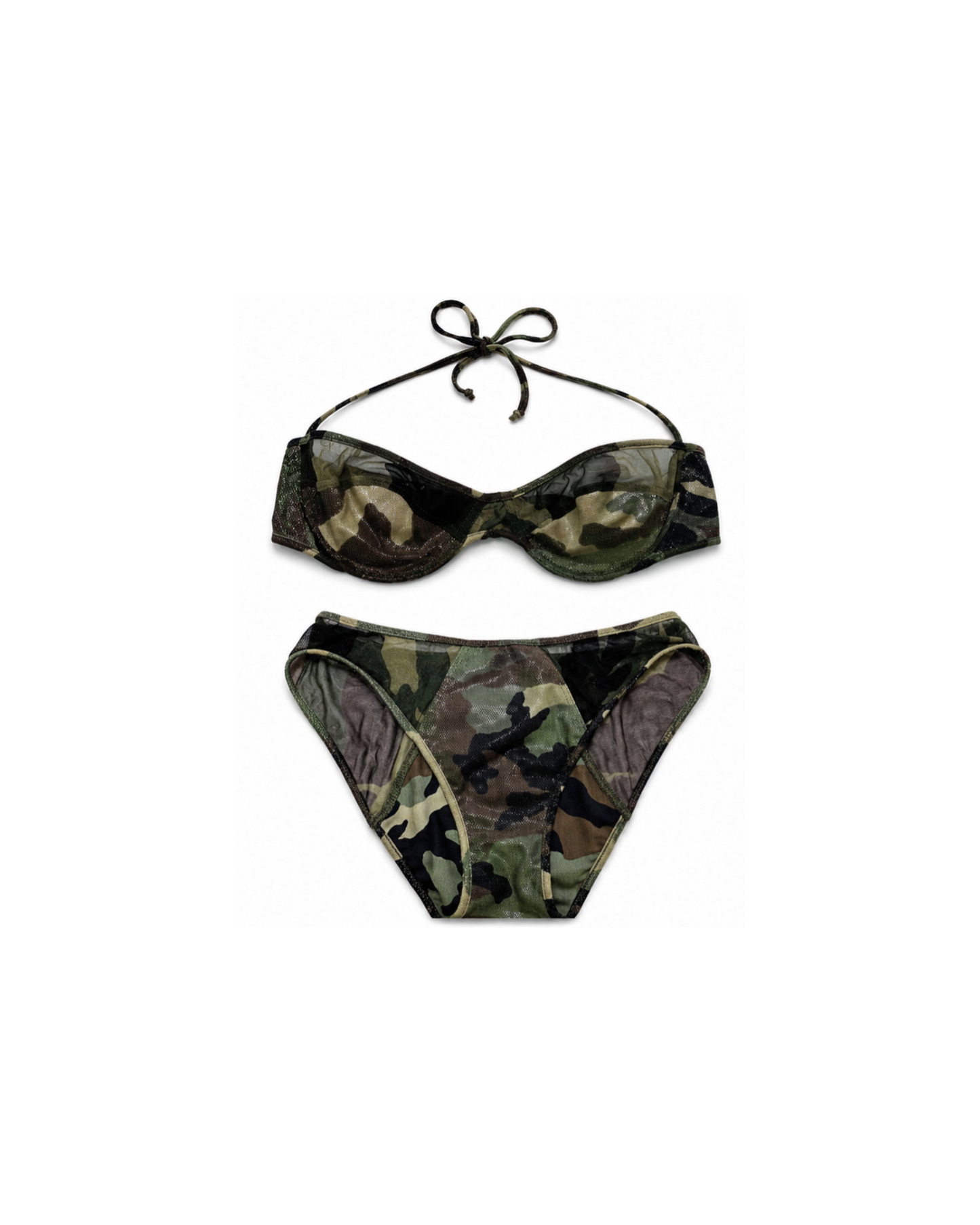 Christian Dior By John Galliano 2001 Camouflage Bikini