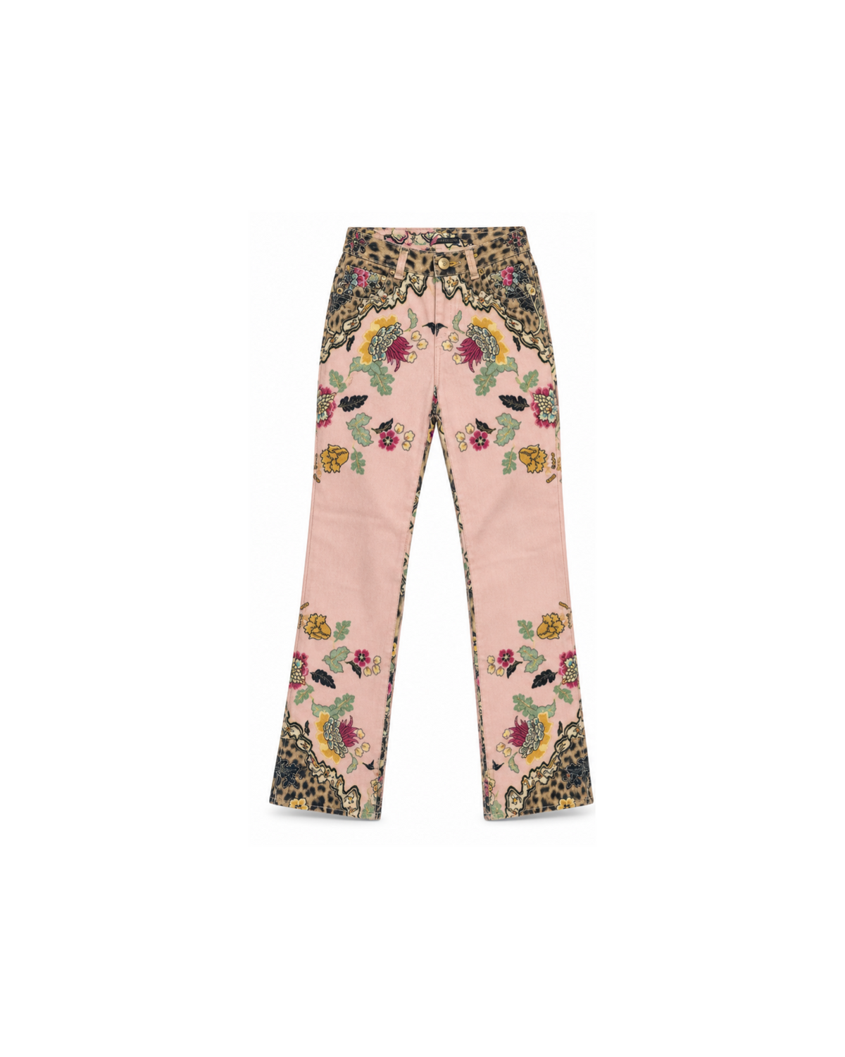 Roberto Cavalli 2003 Oriental Baby Pink Pants