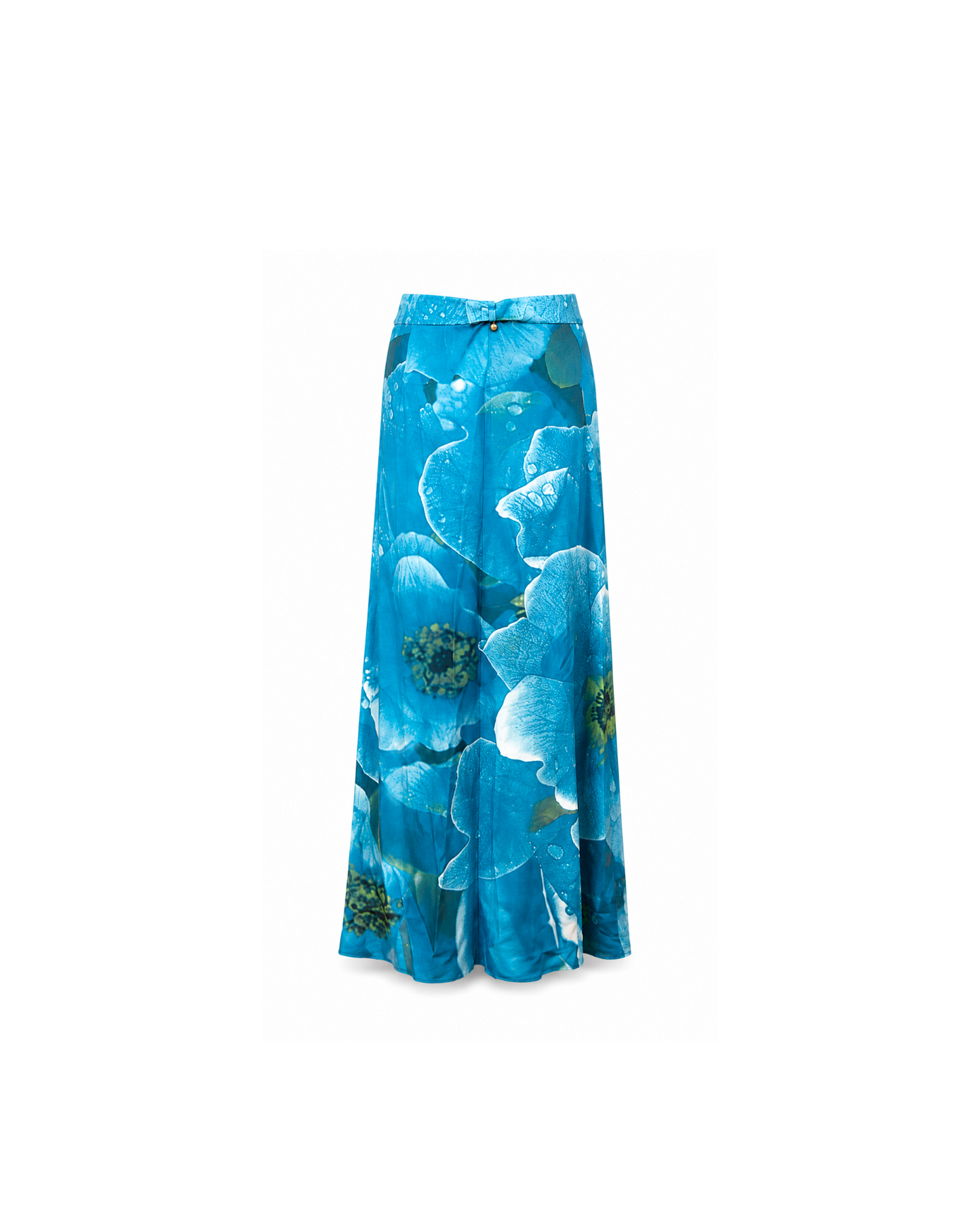 Roberto Cavalli Raindrop Flowers Maxi Skirt