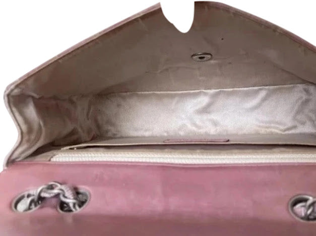 Chanel Pink Nylon Medium Flapbag