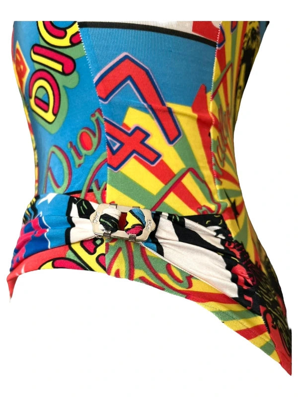 Christian Dior John Galliano 2003 Rasta Swimsuit