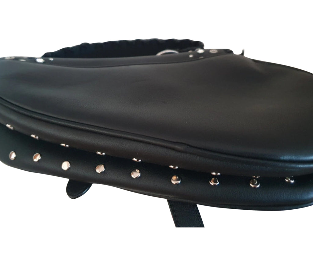 Christian Dior Crystal Studded Saddle Bag
