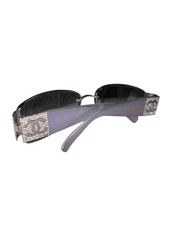 Chanel Crystal Logo Sunglasses