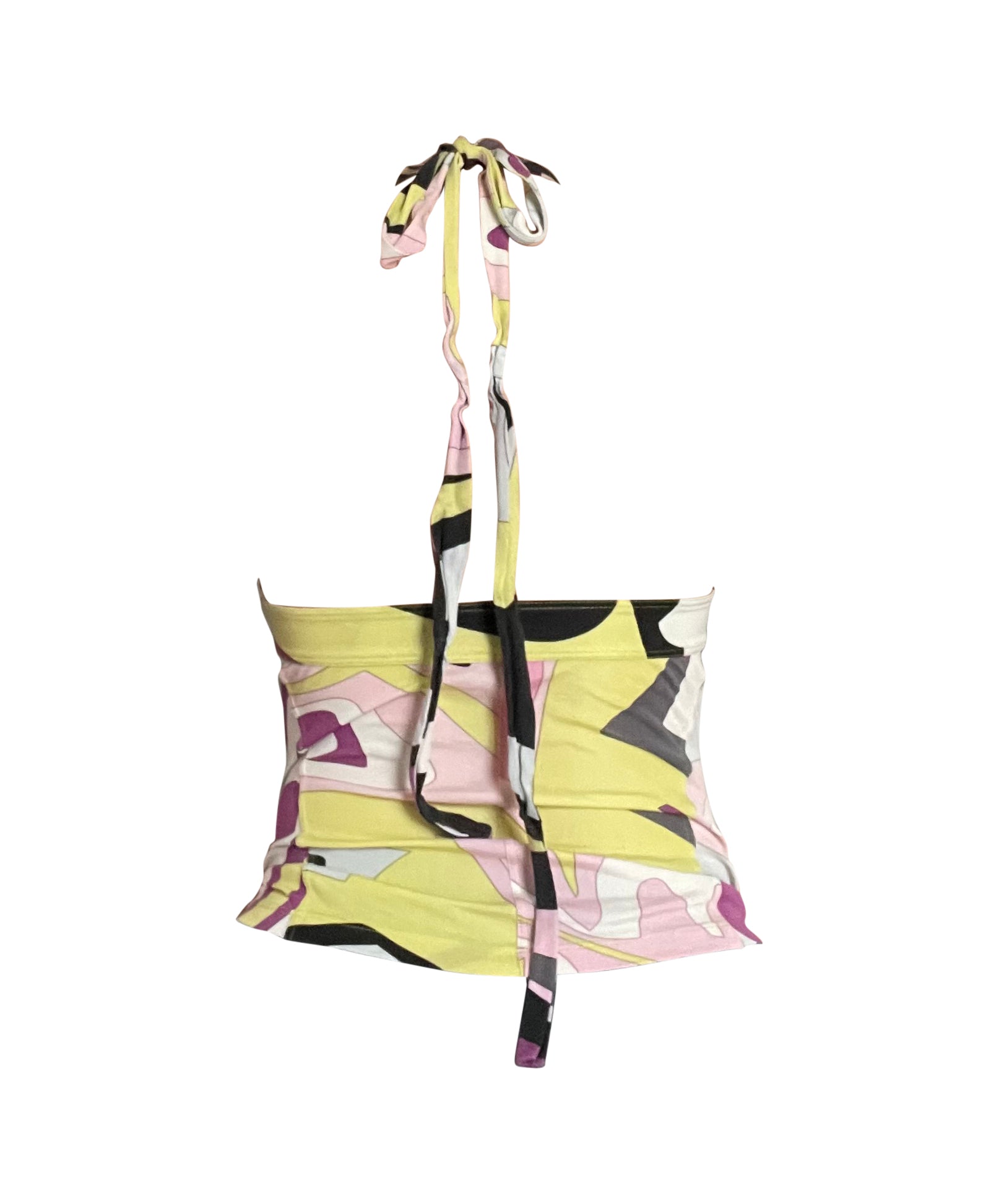 Emilio Pucci Multicolor Neckhalter Top