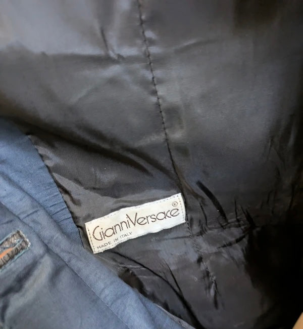 Gianni Versace Leather Dress and Jacket Set