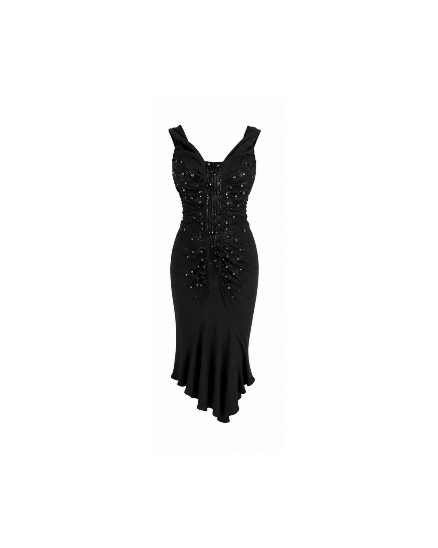 Christian Dior By John Galliano 2007 Embellished Midi Dress