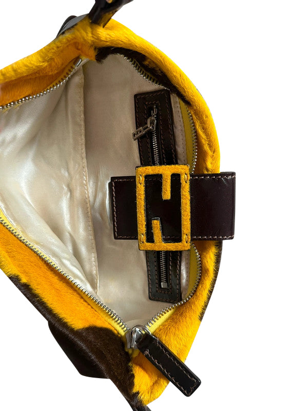 Fendi Baguette Pony Hair Bag