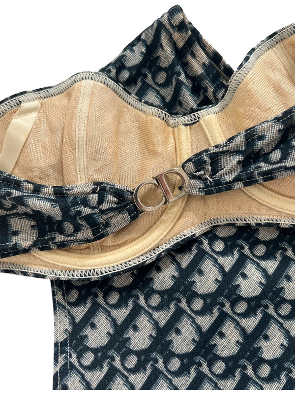 Christian Dior Monogram Bandeau Bikini