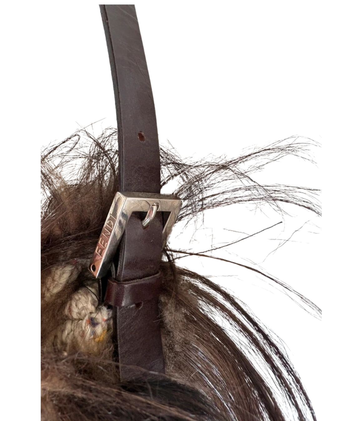 Fendi Goat Hair And Wool 2009 Baguette Bag