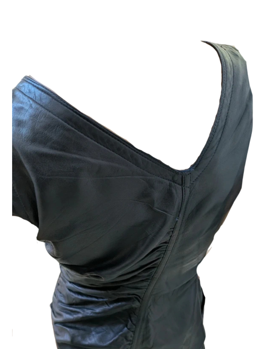 Gianni Versace Leather Dress and Jacket Set