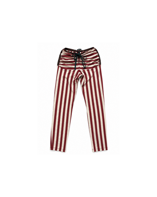 Jean Paul Gaultier Striped Scrunch Leggings