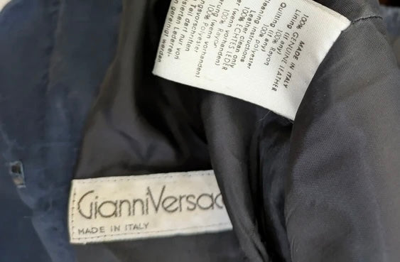 Gianni Versace Leather Dress and Jacket Set