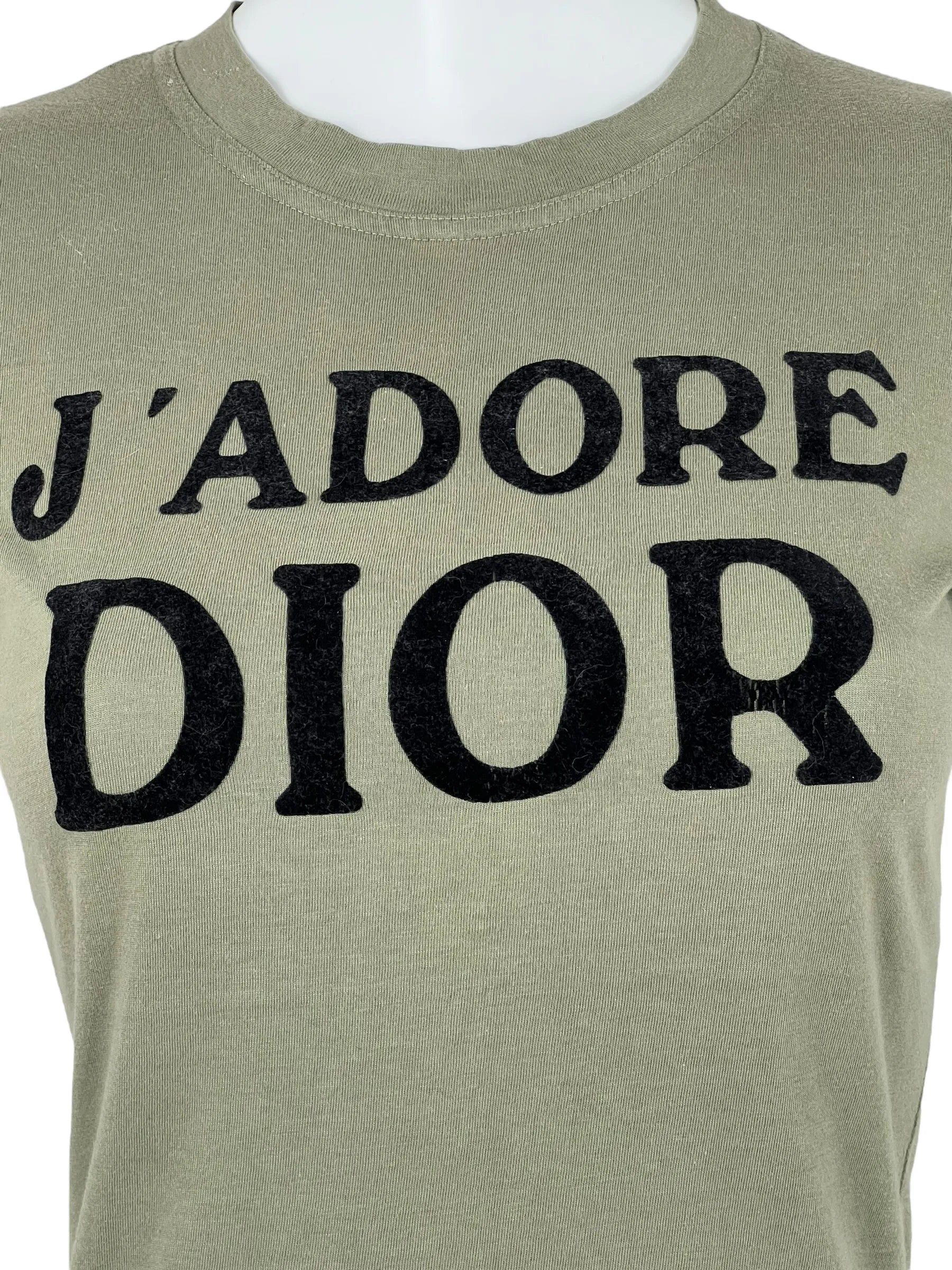Christian Dior J’adore Khaki T-shirt