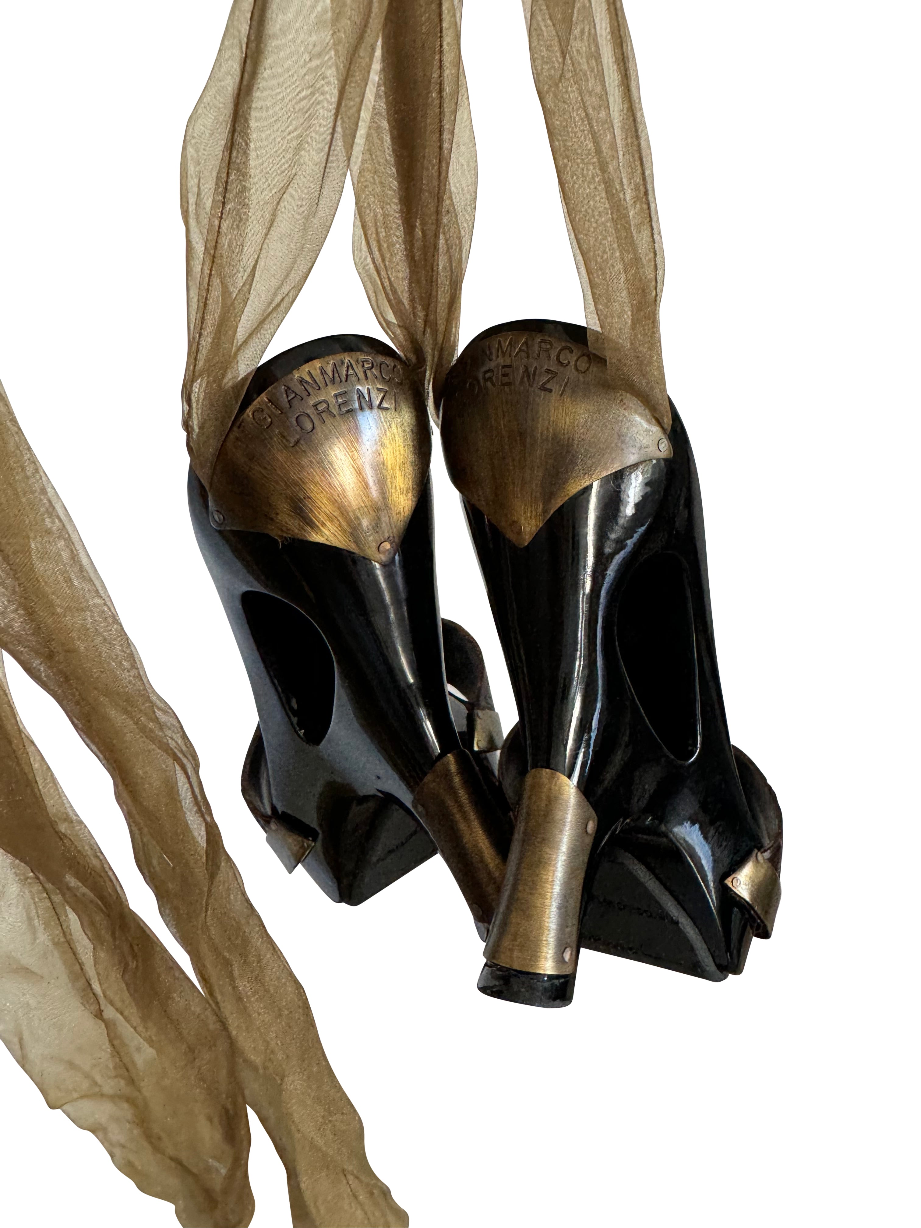 Gianmarco Lorenzi Wrap Around High Heels