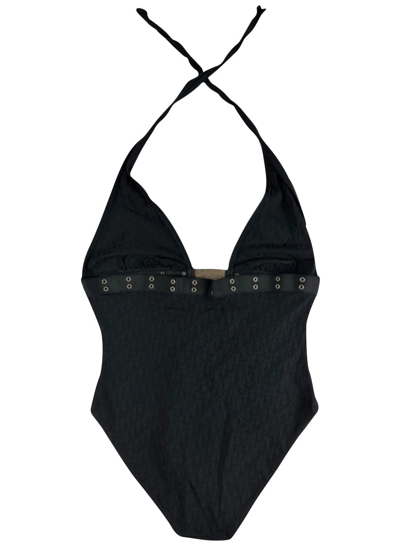 Christian Dior Buckle Monogram Swimsuit